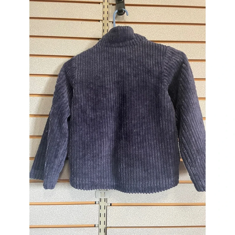Columbia Fleece Pullover Kids Size S Blue Half Zip Mock‎ Neck Cozy 5 6